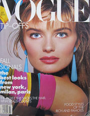 1987 Fashion: Vogue Magazine Cover (July)