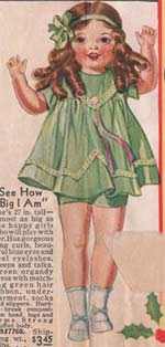 1933 Doll, 27-inches tall