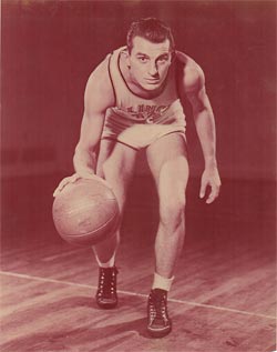 Andy Phillip of the Illinois Whiz Kids in 1943