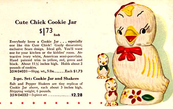 Cute Chick Cookie Jar