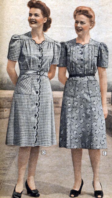 1940s dress styles