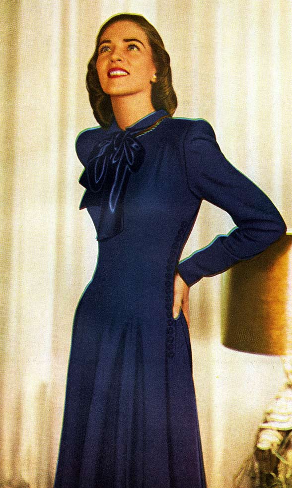 1940s casual dress