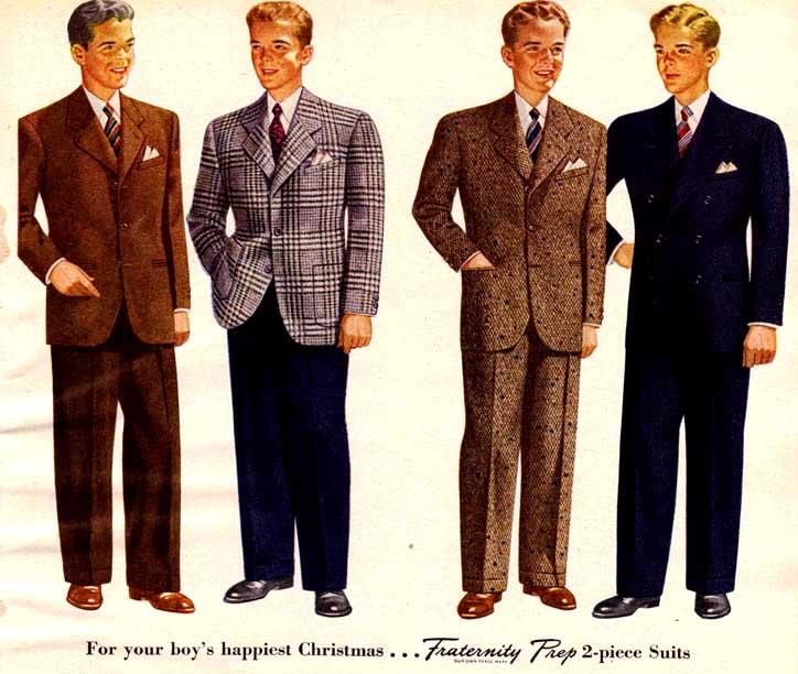 1940s Mens Formal Fashion