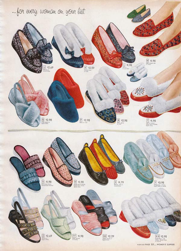 old fashioned house slippers