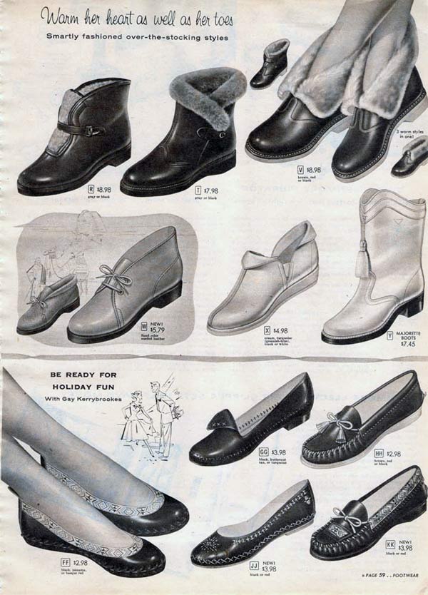 1950s Shoes: Styles, Trends & Pictures for Women & Men