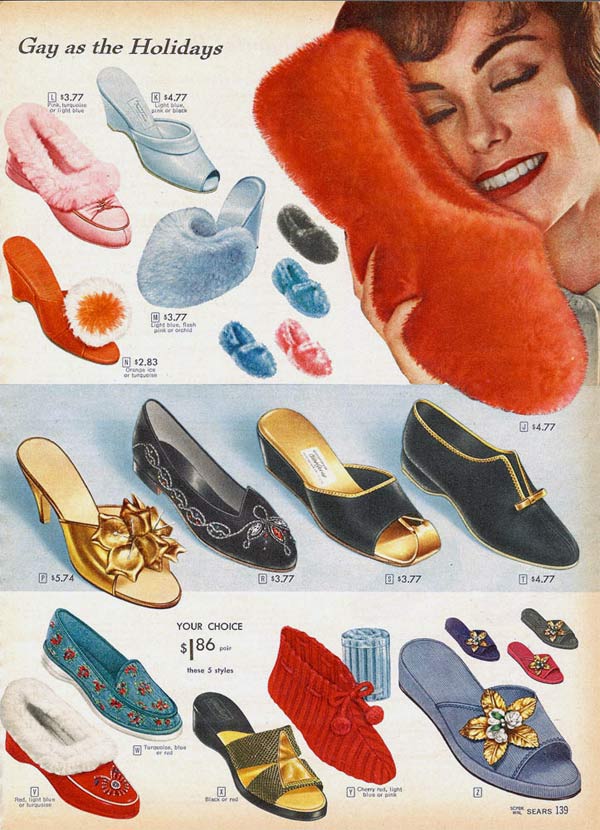 1950s flat shoes