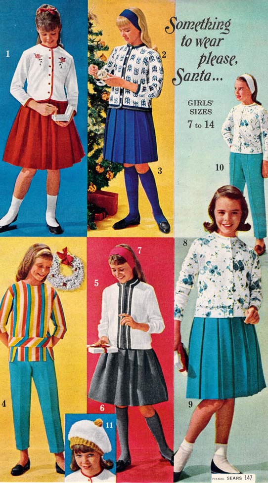 1960s fashion for teenage girls