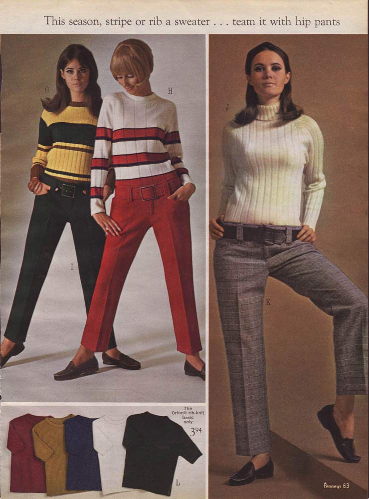 1960s casual women's fashion