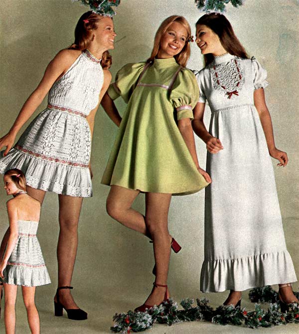 1970s Dresses & Skirts: Styles, Trends & Pictures