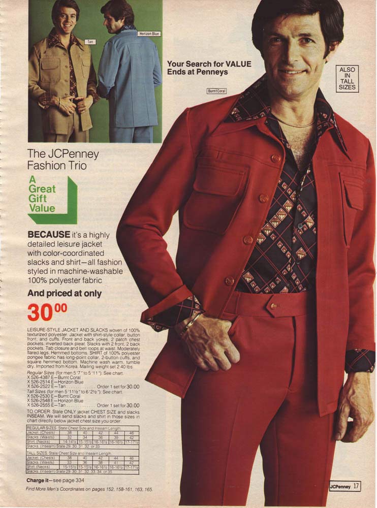 1976 mens polyester suits