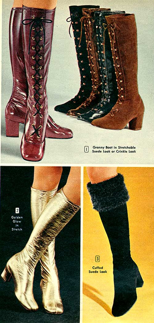 Сапоги 70 годов. Сапоги чулки 1970 годов. Сапоги чулки типа go-go Boots 1970-е. Женские сапоги чулки 1970. Ретро сапоги женские.
