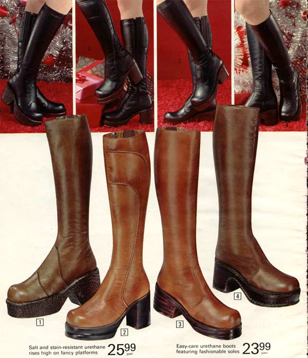 1970s platform boots