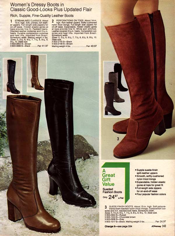 1970s Boots: Crinkle, Platform, Granny, Stretch Boots & More