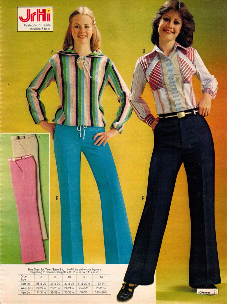 1970s fashion for women  girls  70s fashion trends