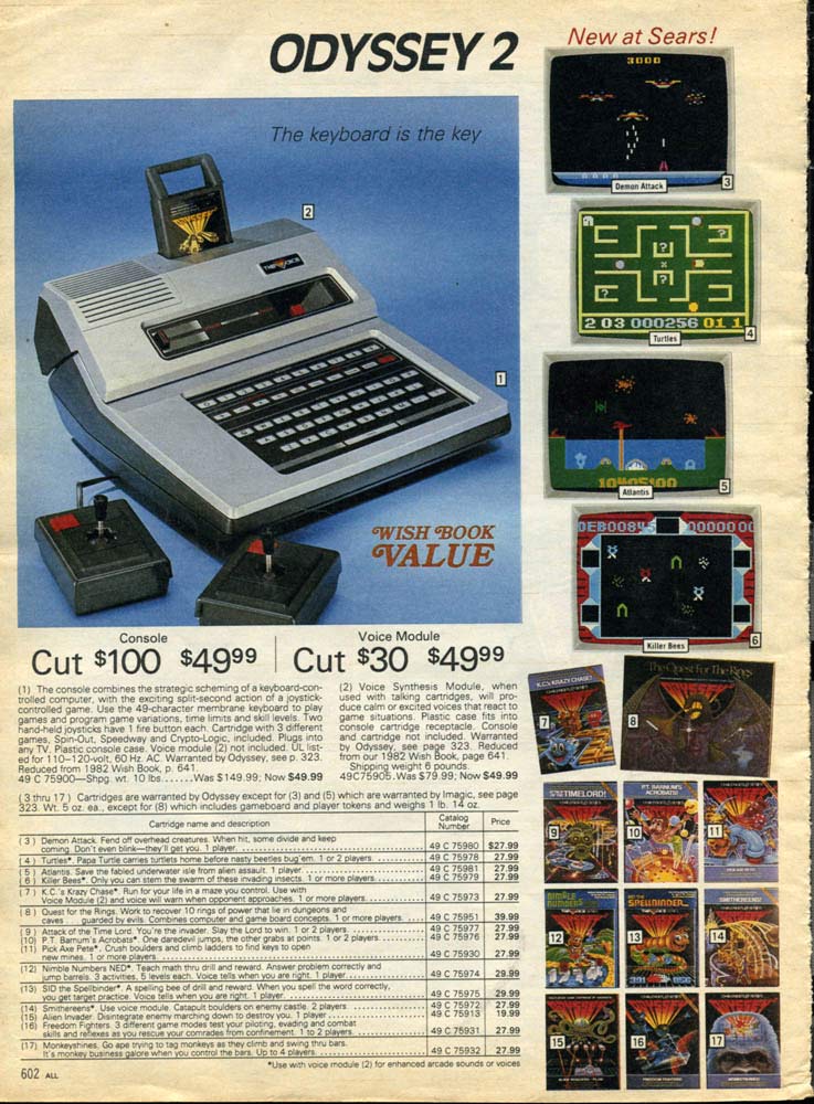 game systems from the 80s