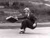 Skateboarding Businessman (1980s)