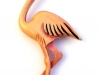 Bakelite Pin: Flamingo