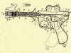 Buck Rogers Pistol design sheet