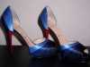 Blue Christian Louboutin shoes