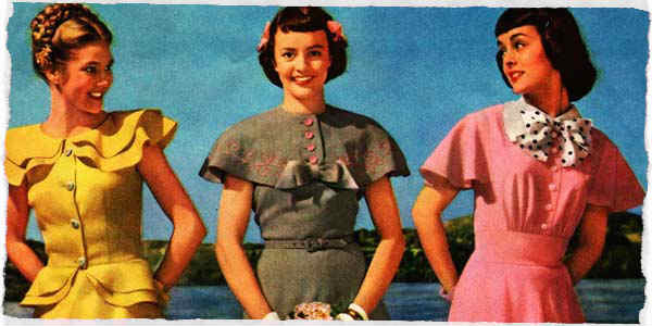 1940s ladies fashion