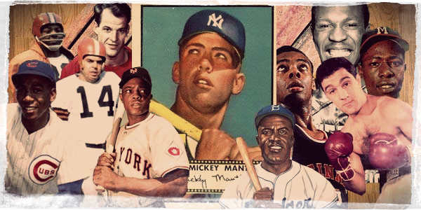 Sports in the 1950 Collage by Paul Phipps