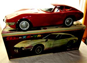 1967 Toyota GT2000 Tin Toy Car