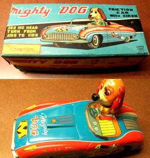 Ichiko Mighty Dog Friction Car w/ Siren